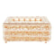 Premium Crystal Tissue Box Cover Napkin Dispenser Organizer With Paper Storage 6