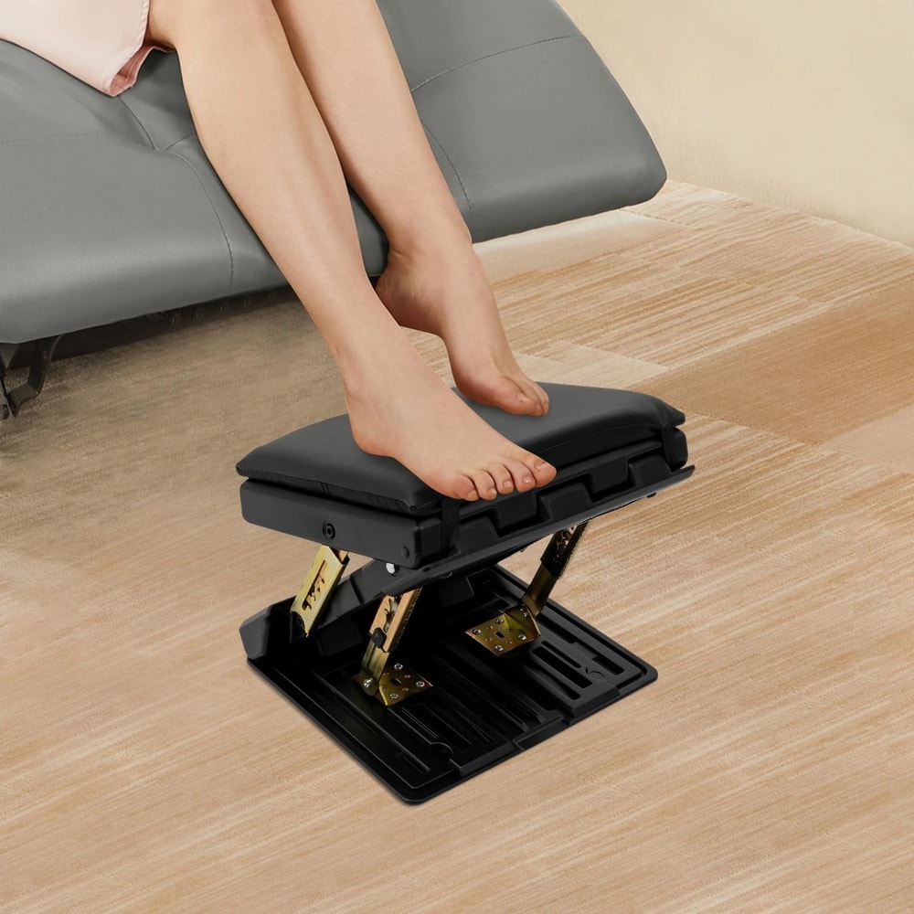 Premium Adjustable Ergonomic Foldable Footrest For Office Home Comfort 0