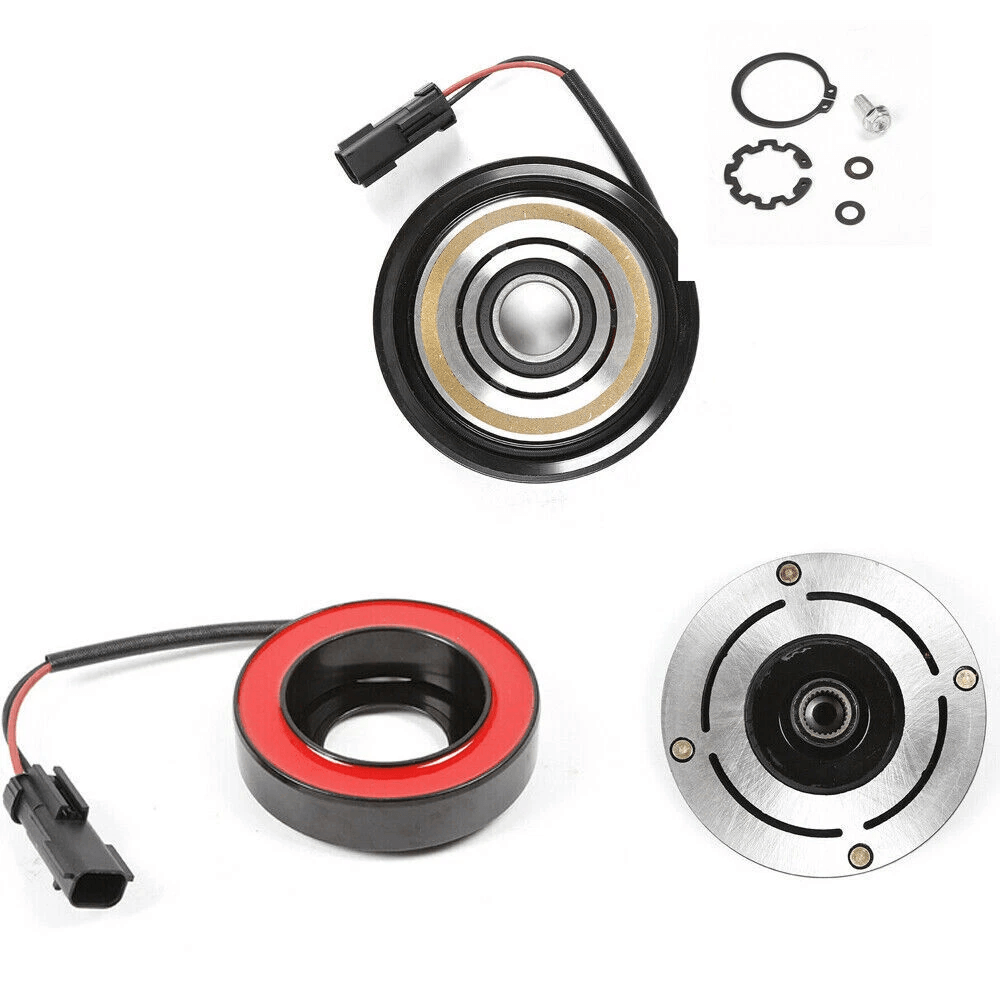Premium AC Compressor Clutch Kit For Dodge Ram Durable Pulley Coil Plate 10