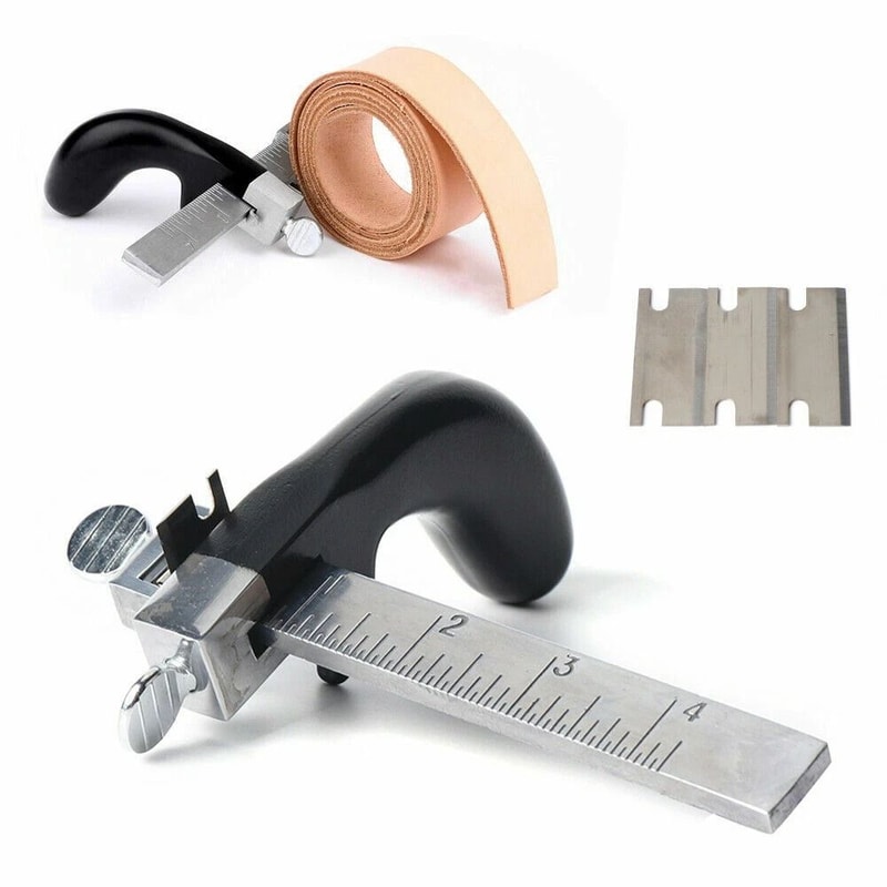 Professional Leather Strap Cutter Draw Gauge Tool For Precision Belt Cutting 5