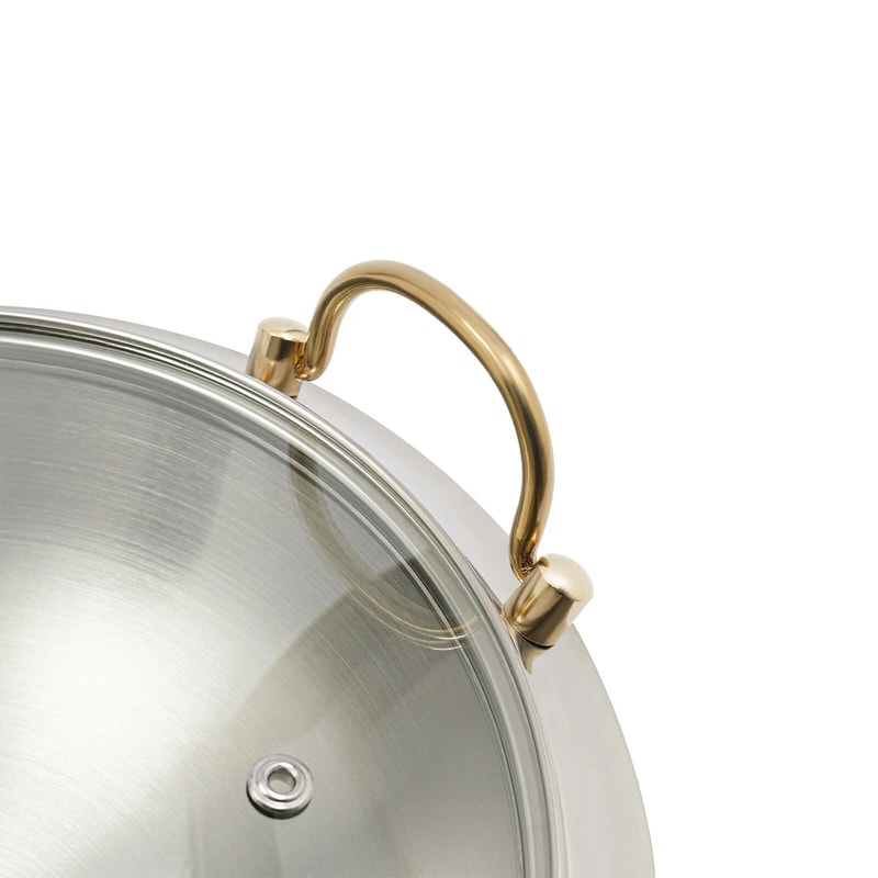 Premium Round Buffet Chafing Dish With Lid Durable Stainless Serving Warmer 6