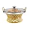 Premium Round Buffet Chafing Dish With Lid Durable Stainless Serving Warmer 8