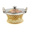 Premium Round Buffet Chafing Dish With Lid Durable Stainless Serving Warmer 8