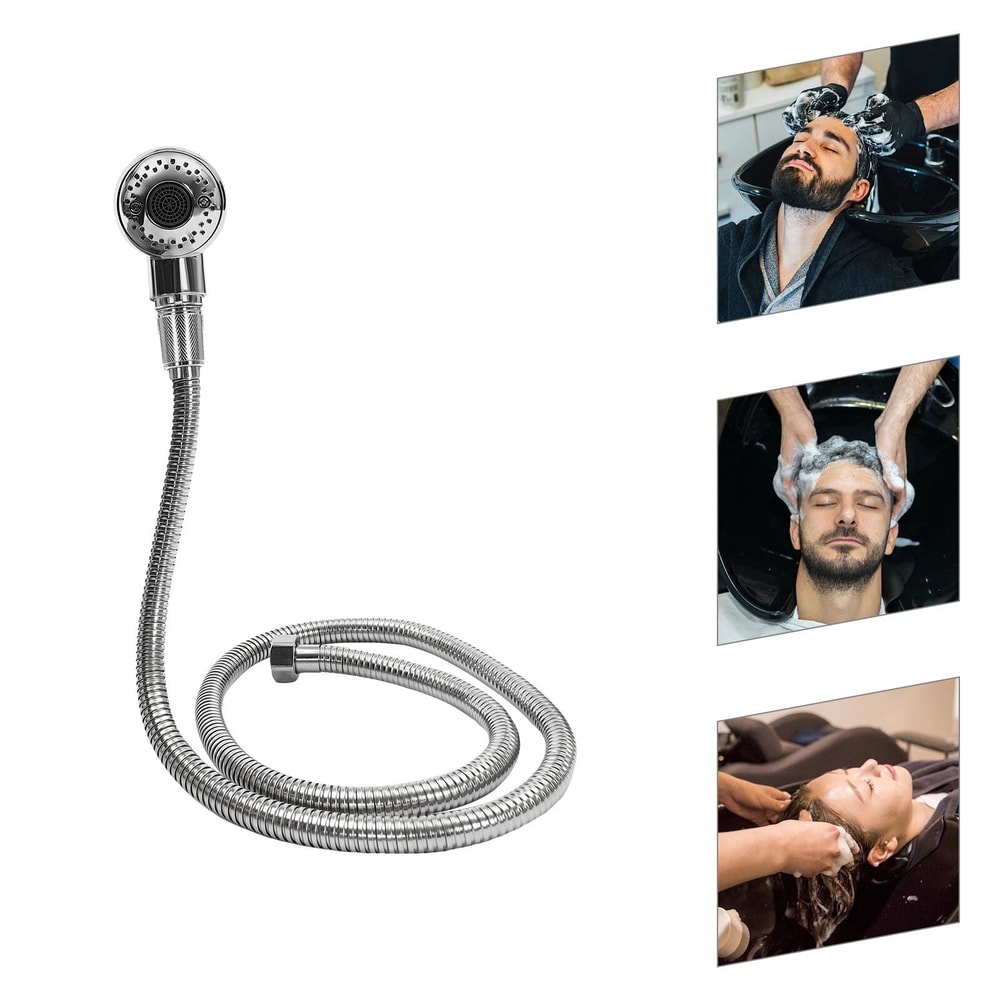 Premium Salon Style Portable Shower Head Handheld Sprayer With Tub Faucet Hose 7