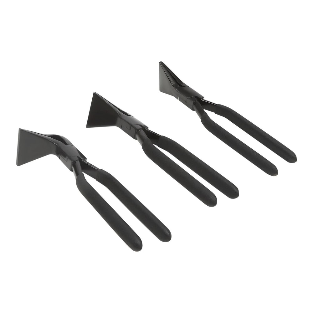 Heavy Duty 3 Piece Sheet Metal Bending Pliers Set Straight 45 90 Hand Seamers 15
