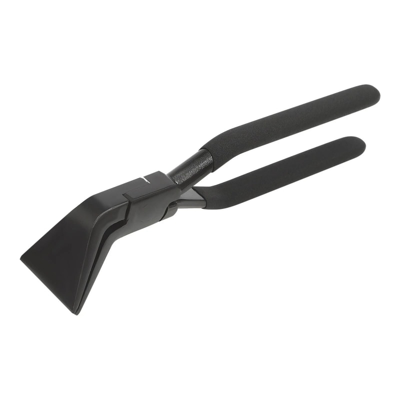 Heavy Duty 3 Piece Sheet Metal Bending Pliers Set Straight 45 90 Hand Seamers 8
