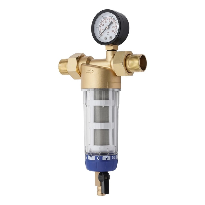 Premium Home Spin Down Sediment Filter Reusable Water Filter Pre Filtration System 4
