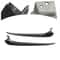 Premium Front Headlight Trim Molding Set For Honda CRV Left Right Replacement 7