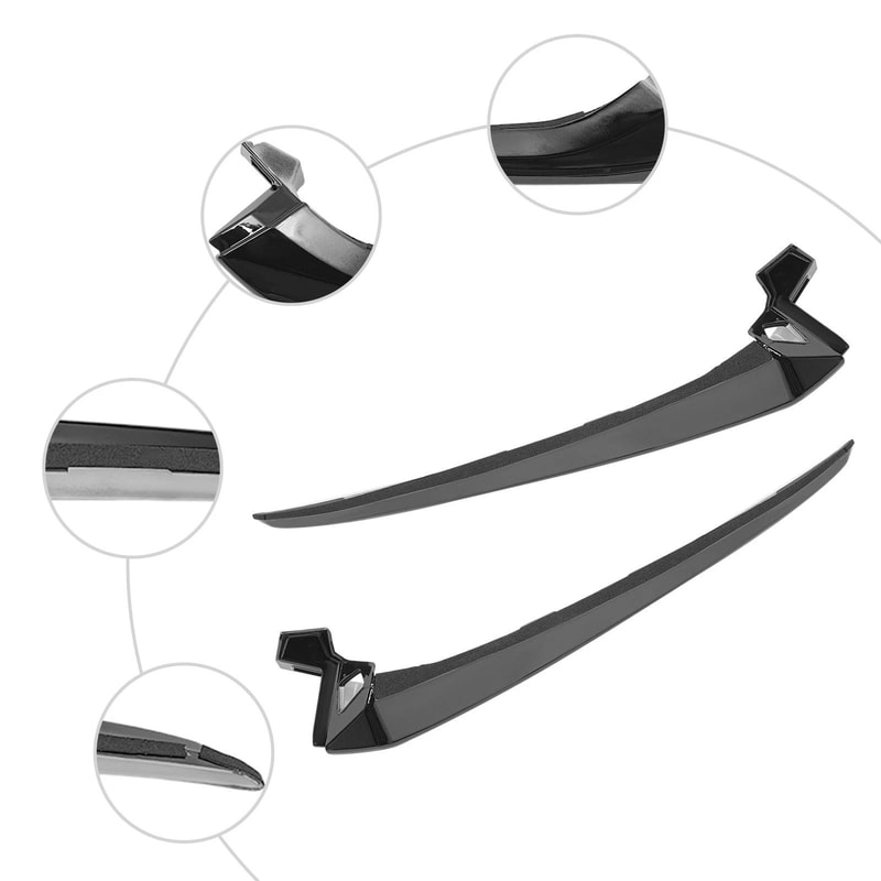 Premium Front Headlight Trim Molding Set For Honda CRV Left Right Replacement 9