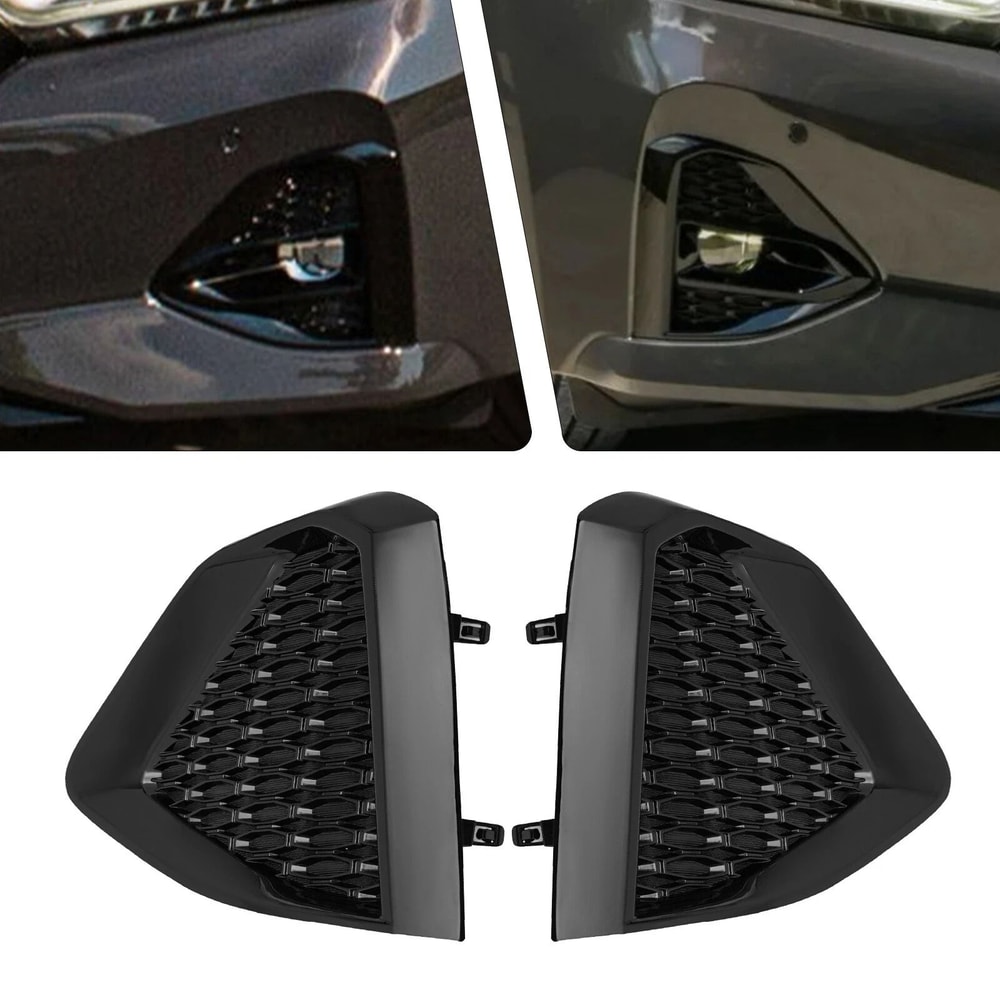 Premium Left Right Nissan Maxima Fog Light Covers Black Fog Light Replacement Covers 10