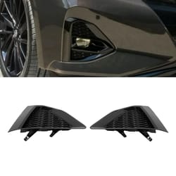 premium left & right nissan maxima fog light covers black fog light replacement covers