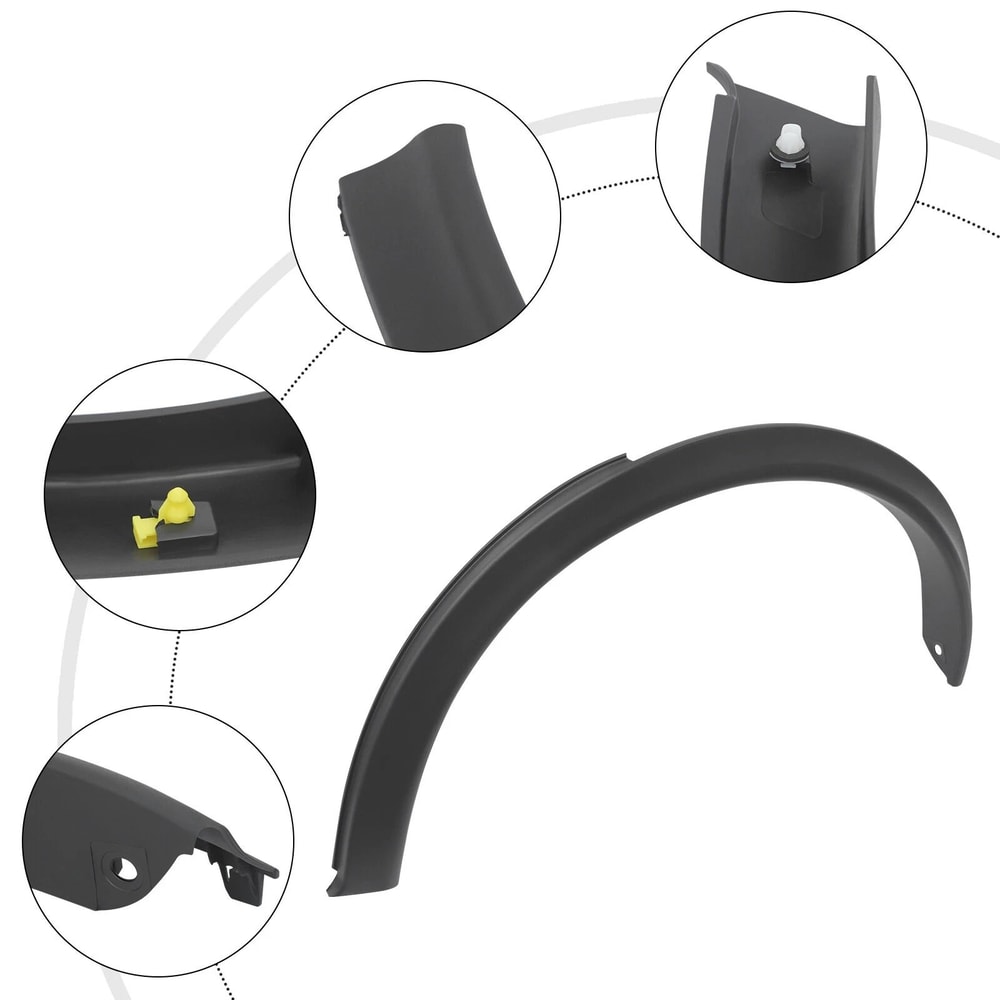 Premium Left Rear Fender Trim For Nissan Juke Direct Fit Rear Fender Molding Replacement 8