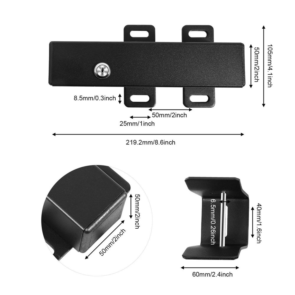 Heavy Duty Electric Gate Lock Latch For Swing Gates Automatic Gate Lock System 11