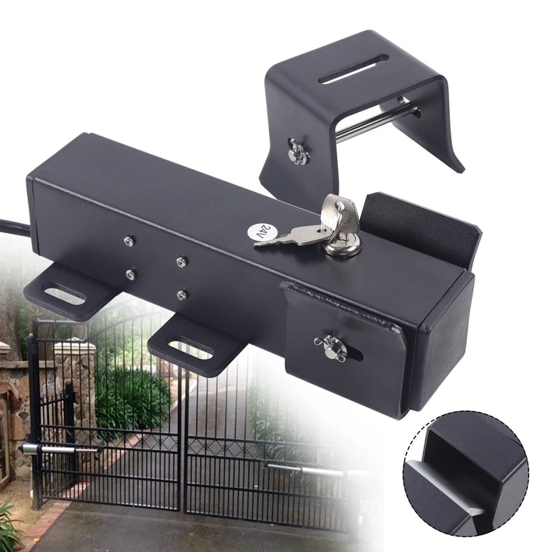 Heavy Duty Electric Gate Lock Latch For Swing Gates Automatic Gate Lock System 16