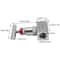 Stainless Steel Needle Valve PSI Hydraulic Flow Control 8