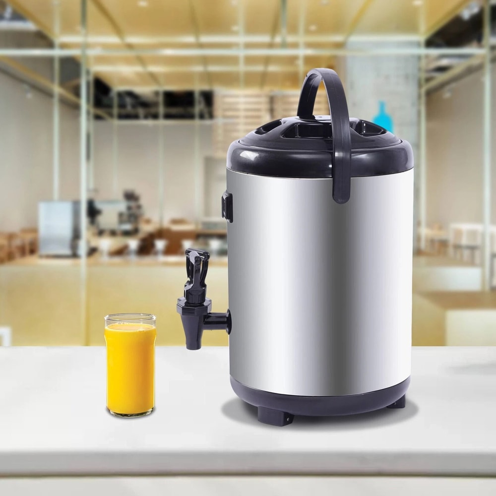 Premium Insulated Thermal Beverage Dispenser For Coffee Tea Stainless Steel Hot Cold 9