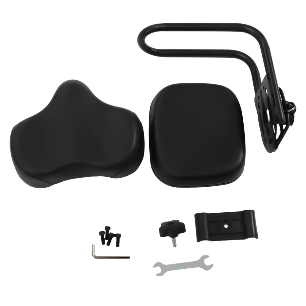 Universal Comfort Cruiser Bike Seat With Backrest Wide Tricycle Saddle For Easy Riding 2