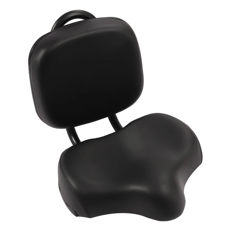 Universal Comfort Cruiser Bike Seat With Backrest Wide Tricycle Saddle For Easy Riding 3