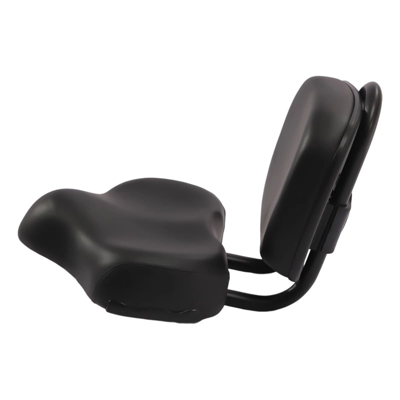 Universal Comfort Cruiser Bike Seat With Backrest Wide Tricycle Saddle For Easy Riding 6