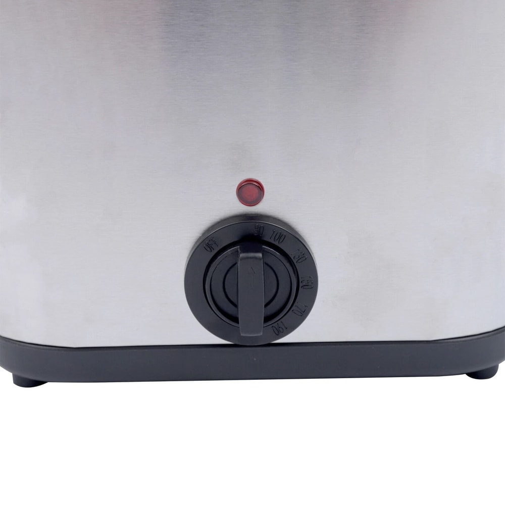 Compact Electric Fryer Stainless Steel Home Fryer Deep Fryer 2
