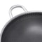 Premium Non Stick Stainless Steel Wok Pan With Lid Double Sided Honeycomb Cookware For Even Heat E 12
