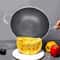 Premium Non Stick Stainless Steel Wok Pan With Lid Double Sided Honeycomb Cookware For Even Heat E 2