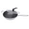 Premium Non Stick Stainless Steel Wok Pan With Lid Double Sided Honeycomb Cookware For Even Heat E 5