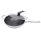 Premium Non Stick Stainless Steel Wok Pan With Lid Double Sided Honeycomb Cookware For Even Heat E 5