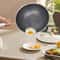 Premium Non Stick Stainless Steel Wok Pan With Lid Double Sided Honeycomb Cookware For Even Heat E 15