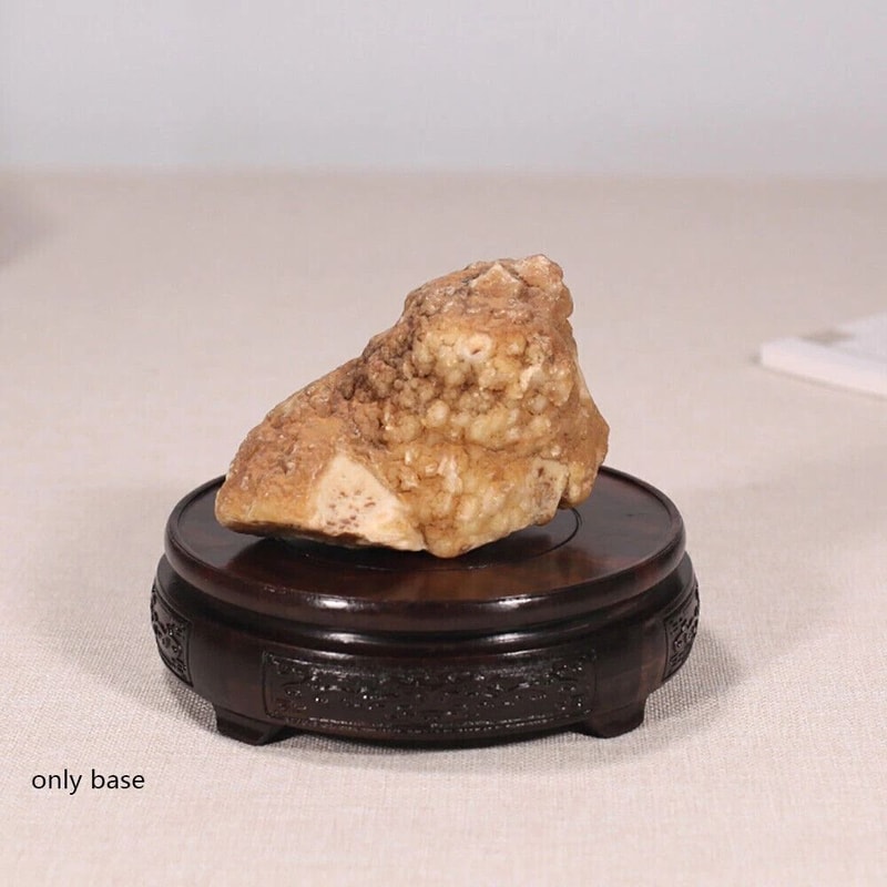 Hand Carved Wooden Display Stand Pedestal Bonsai Teapot Vase Base 4