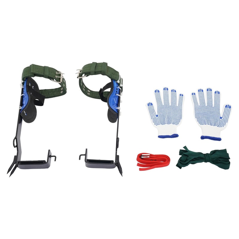 Heavy Duty Tree Climbing Spikes Adjustable Pole Climbing Spurs 1