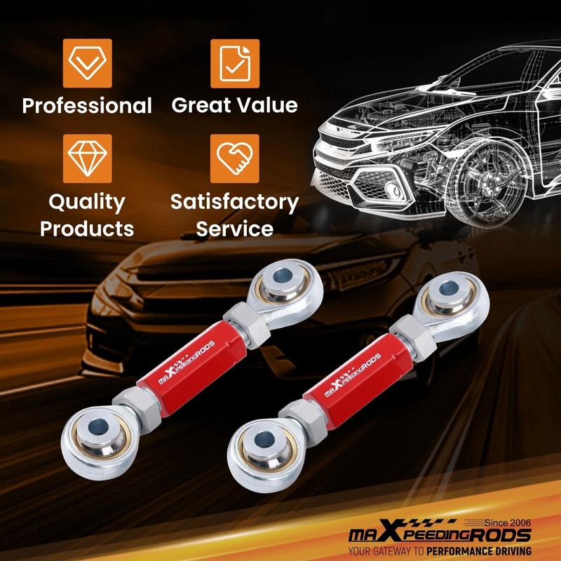 Performance Rear Adjustable Toe Arms For Honda Civic Integra Rear Adjustable Toe Arms 5