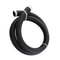 Black Fuel Line Stainless Steel Nylon Braided Oil Hose 2