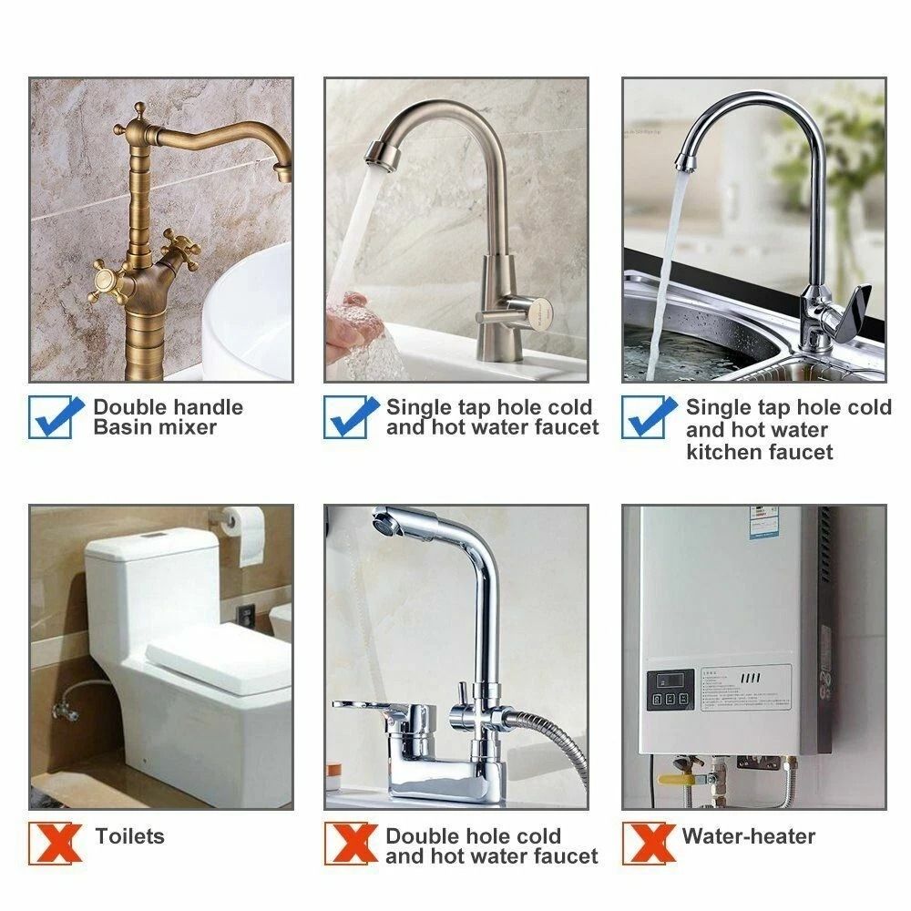 Faucet Supply Hose Female To Male Stainless Steel Connector 3