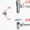 Faucet Supply Hose Female To Male Stainless Steel Connector 7