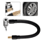 Tire Inflator Extension Hose Car Air Pump Valve Adapter 2