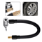 Tire Inflator Extension Hose Car Air Pump Valve Adapter 2