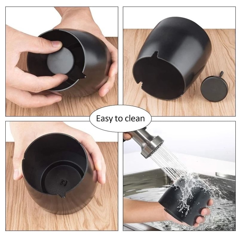Windproof Ashtray With Lid Stainless Steel Smokeless Indoor Outdoor Cigarette Ash Tray 4