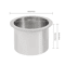 Stainless Steel Trash Grommet Drop In Countertop Trash Chute Ring 3