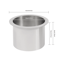 Stainless Steel Trash Grommet Drop In Countertop Trash Chute Ring 3