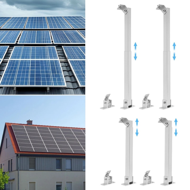 Adjustable Solar Panel Mounting Brackets For RV Roof Boat And Off Grid Systems 14