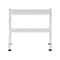 Modern Clamp On Desk Shelf With 2 Tier Organizer And Adjustable Storage Tray 9