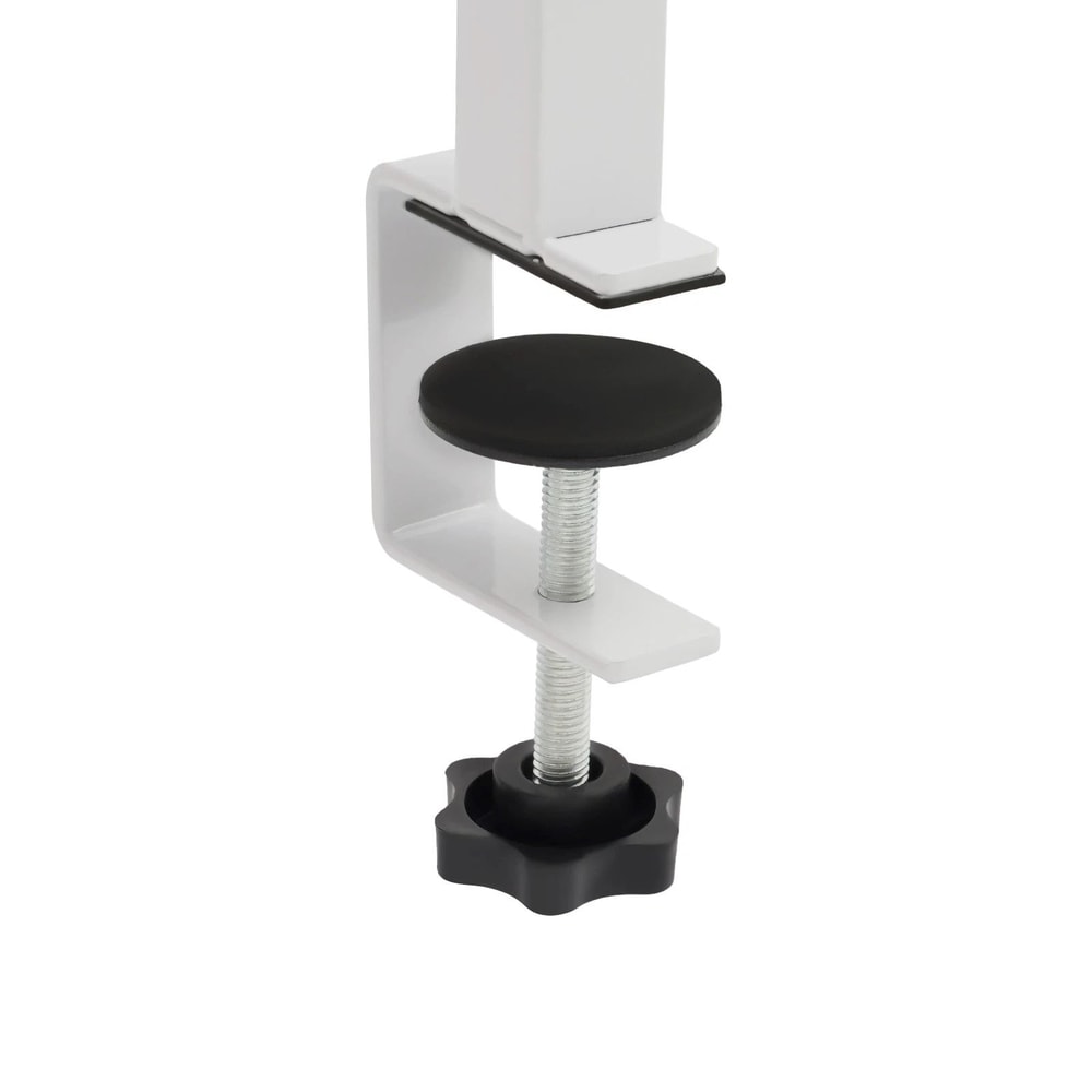 Modern Clamp On Desk Shelf With 2 Tier Organizer And Adjustable Storage Tray 6