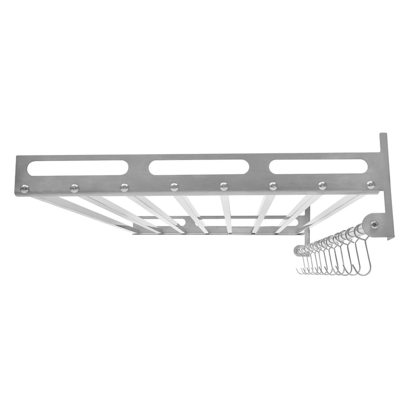 Stainless Steel Wall Mounted Microwave Rack Shelf 1