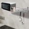 Stainless Steel Wall Mounted Microwave Rack Shelf 17