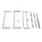 Stainless Steel Wall Mounted Glass Bathroom Shelf With Towel Hanger 1
