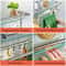 Stainless Steel Wall Mounted Glass Bathroom Shelf With Towel Hanger 8