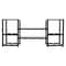 3 Tier Wall Mounted Wine Rack With Modern Bottle Storage 1