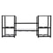 3 Tier Wall Mounted Wine Rack With Modern Bottle Storage 1