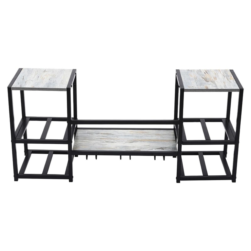 3 Tier Wall Mounted Wine Rack With Modern Bottle Storage 10